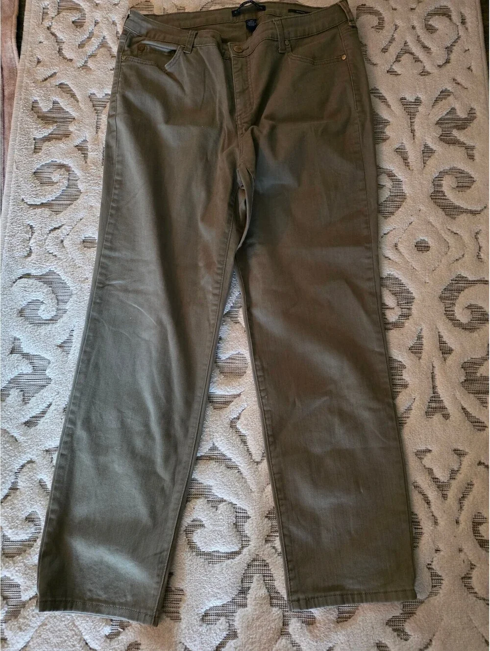 Bandolino Mandie Women's Olive Green Pants Size 16W